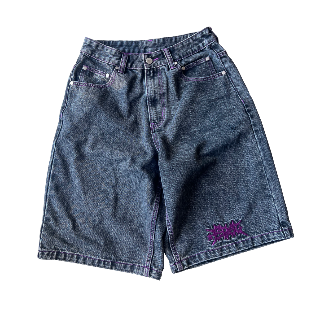 Washed jorts V1