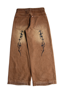 Aura denim V2 "MARRON"